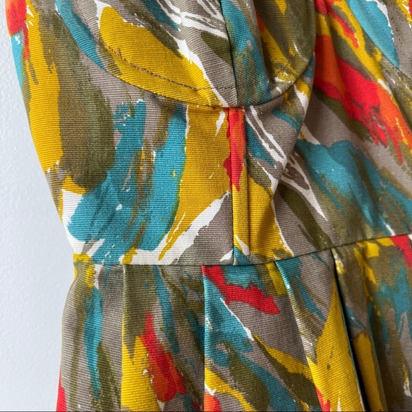 BB Dakota Art print dress with adjustable straps - Picture 5 of 11